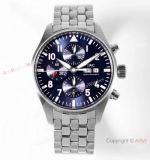 ZF Factory v2 IWC Pilot's 7750 Replica Watch Bucherer Blue Dial Stianless Steel